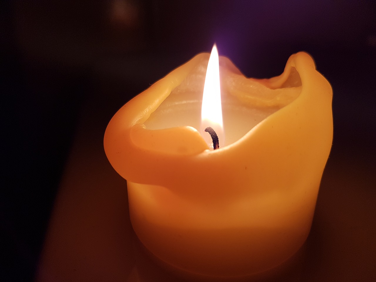 candle flame wick free photo
