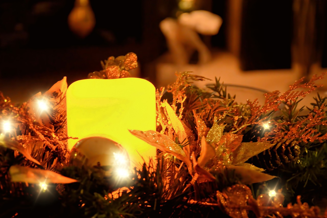 candle candlelight christmas bauble free photo