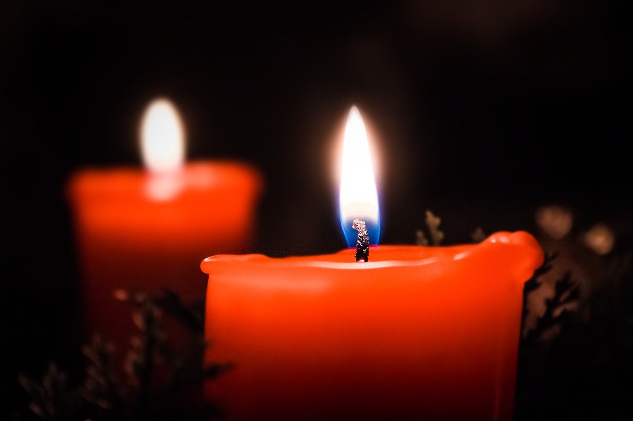 candle advent christmas free photo