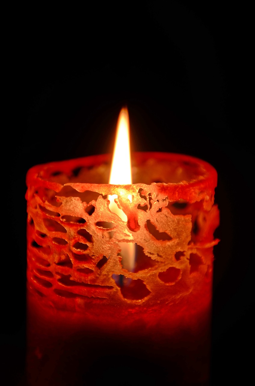 candle fire flame free photo