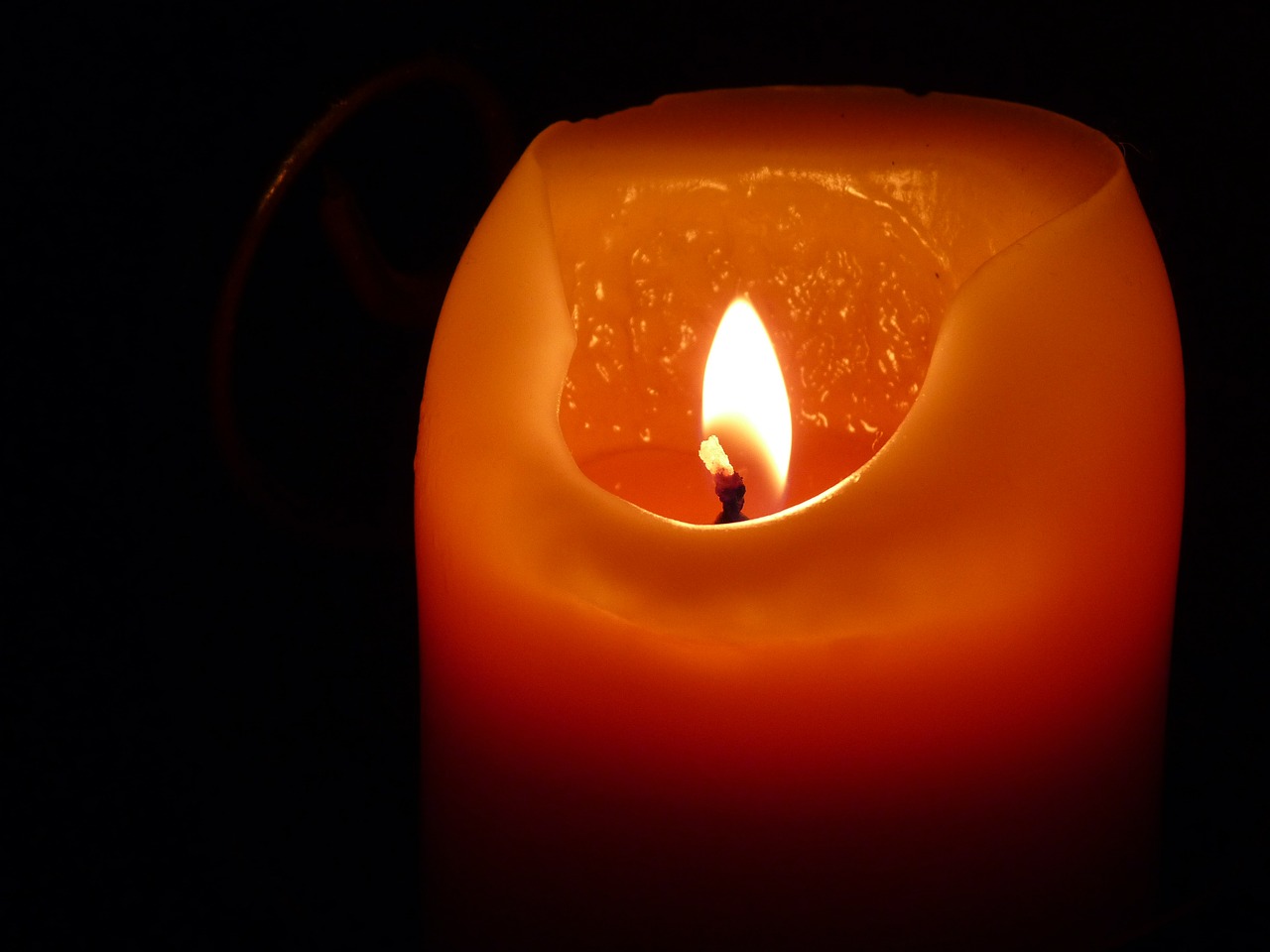 candle flame wax candle free photo