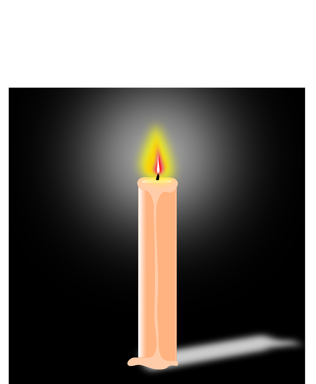 candle flame heat free photo