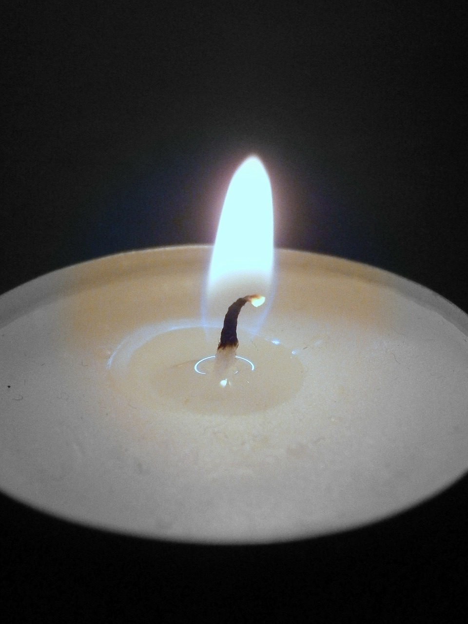 candle flame wick free photo