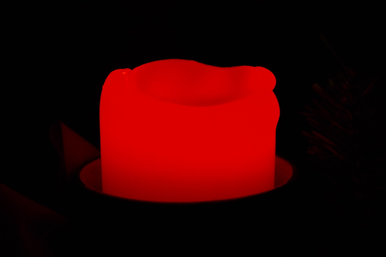 candle red bright free photo