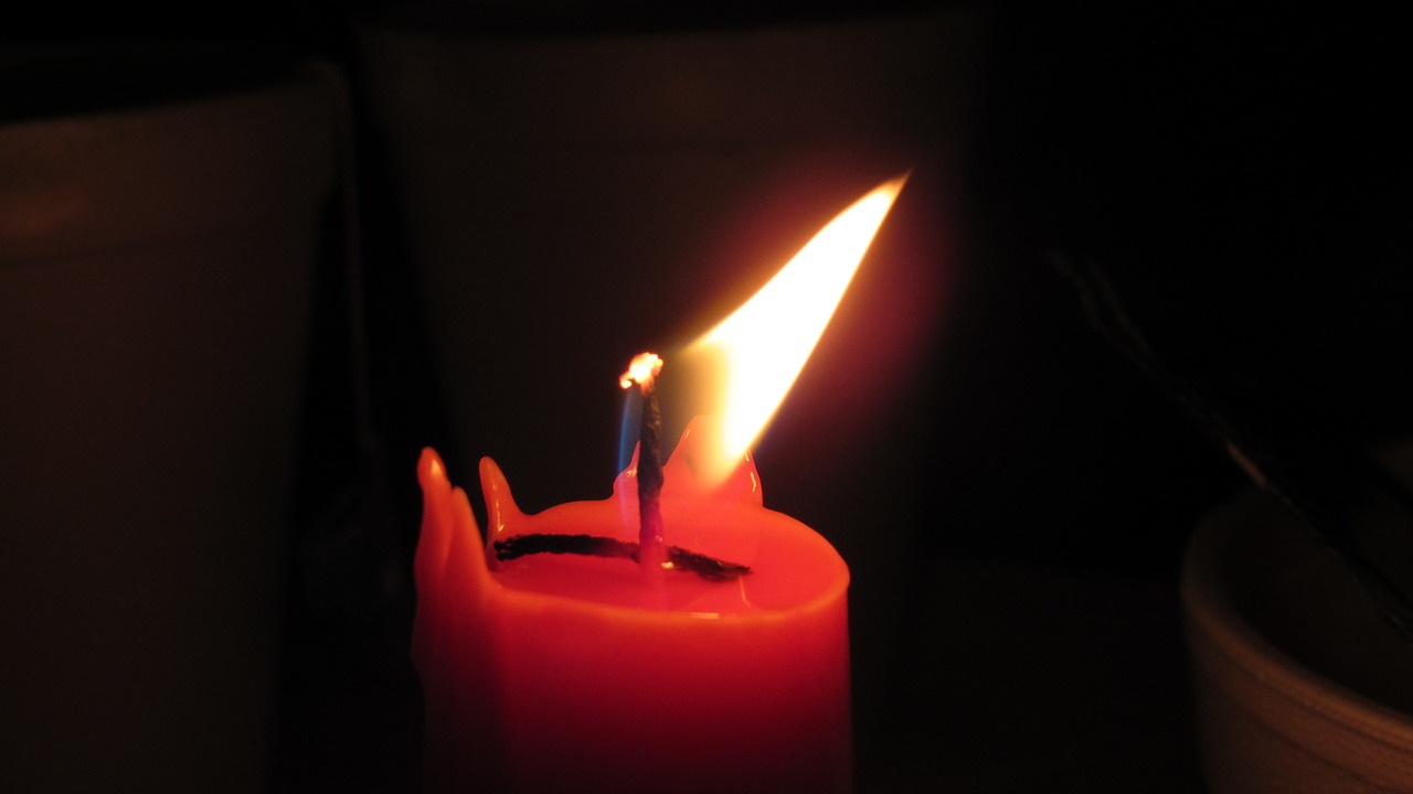 candle flame fire free photo