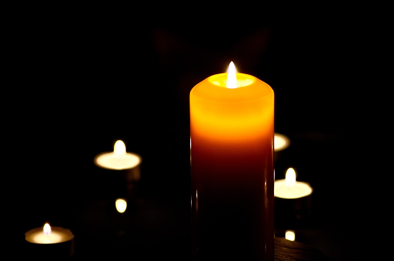 candle flame darkness free photo