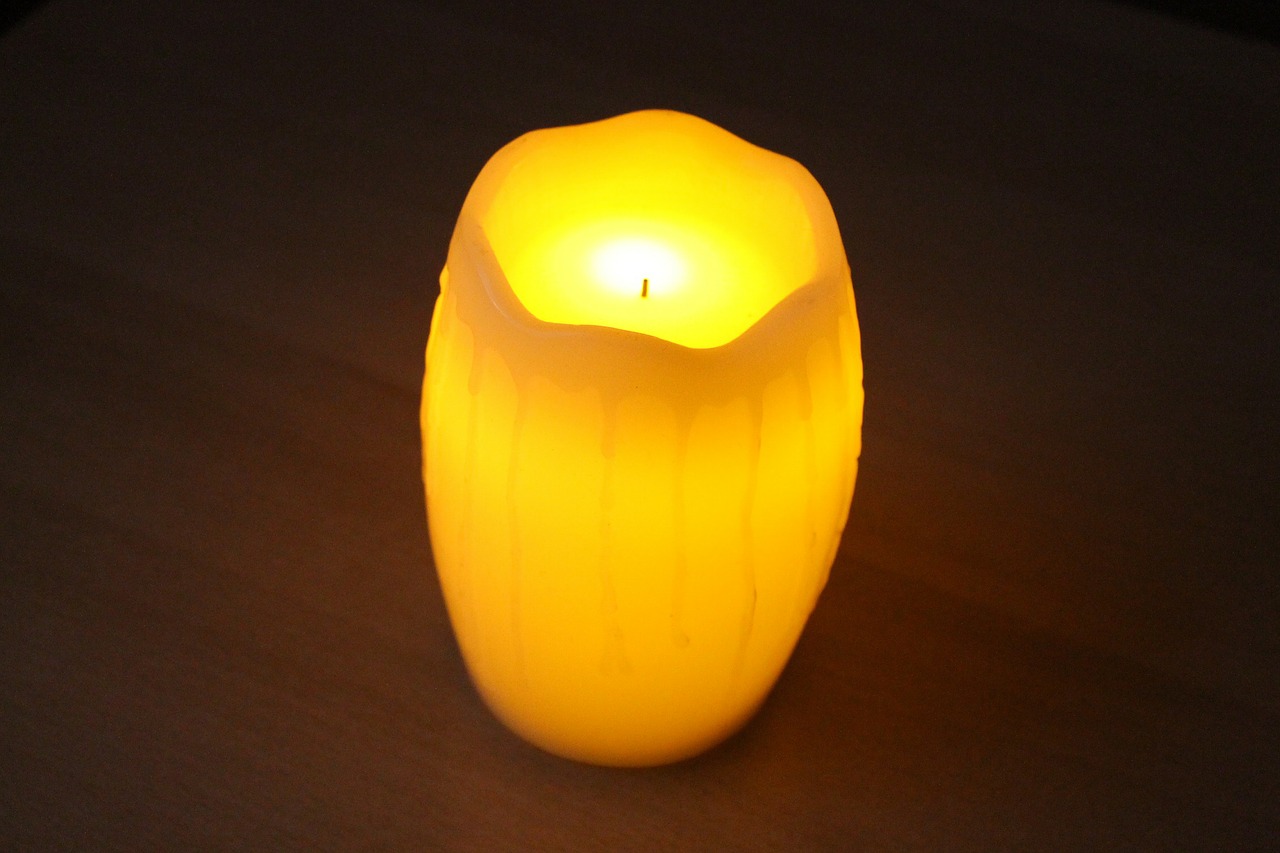 candle light yellow free photo