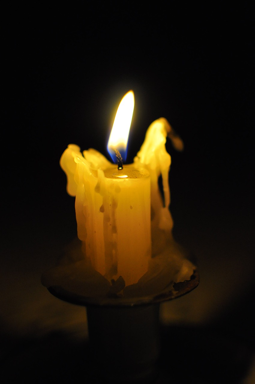 candle flame night free photo