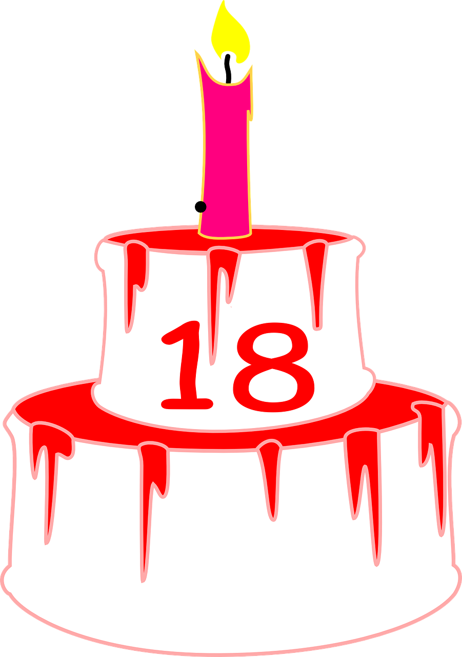 candle birthday cake 18 free photo