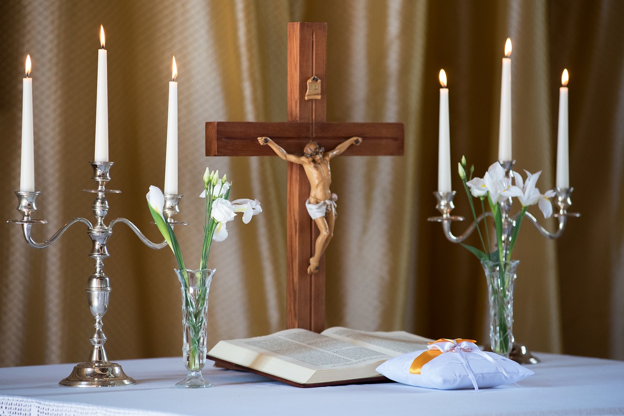 candle  inside  table free photo