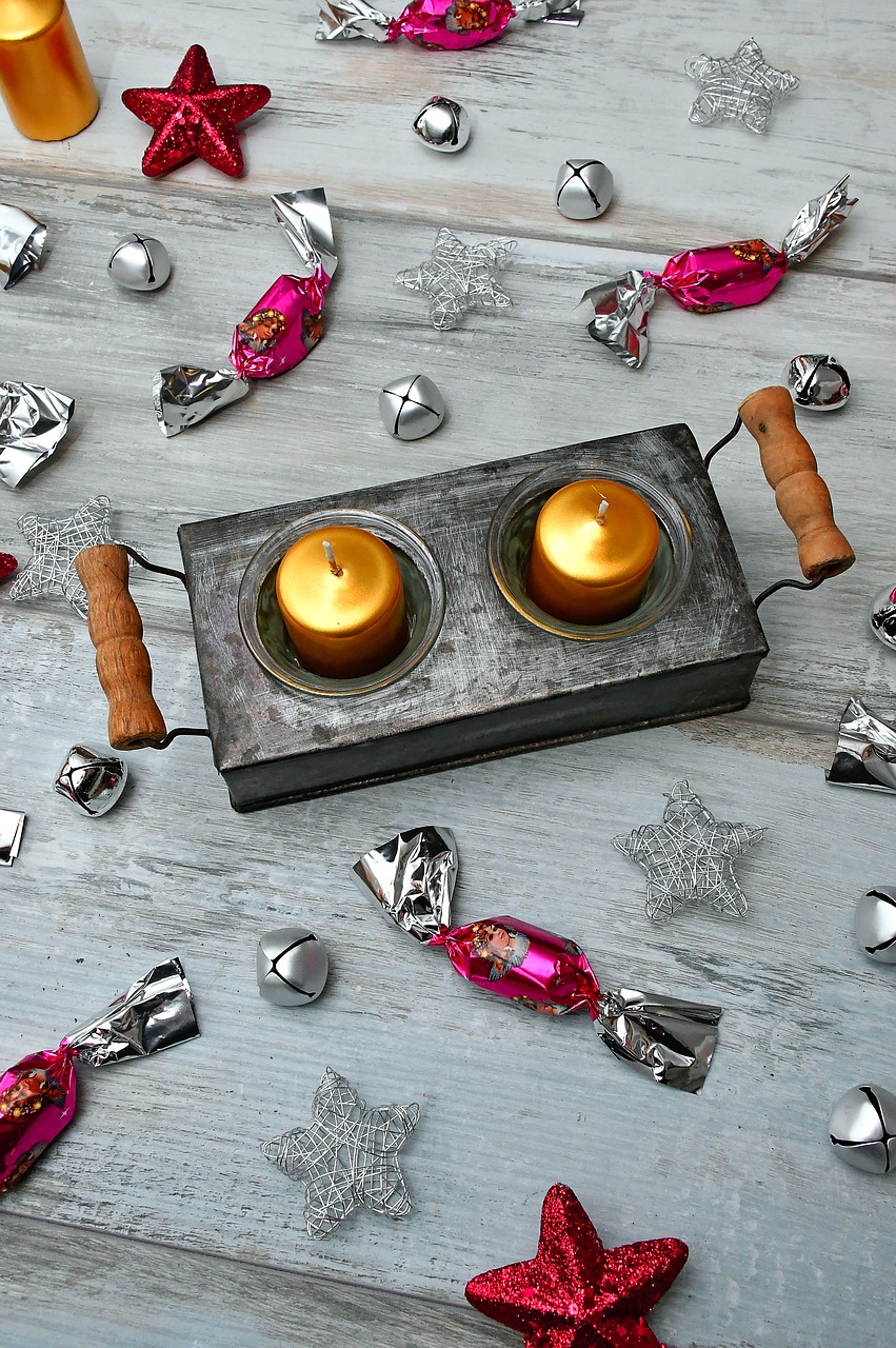 candle  gold  christmas free photo