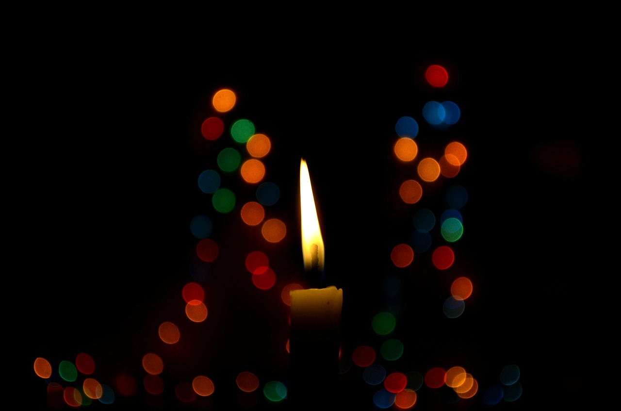candle bokeh christmas free photo