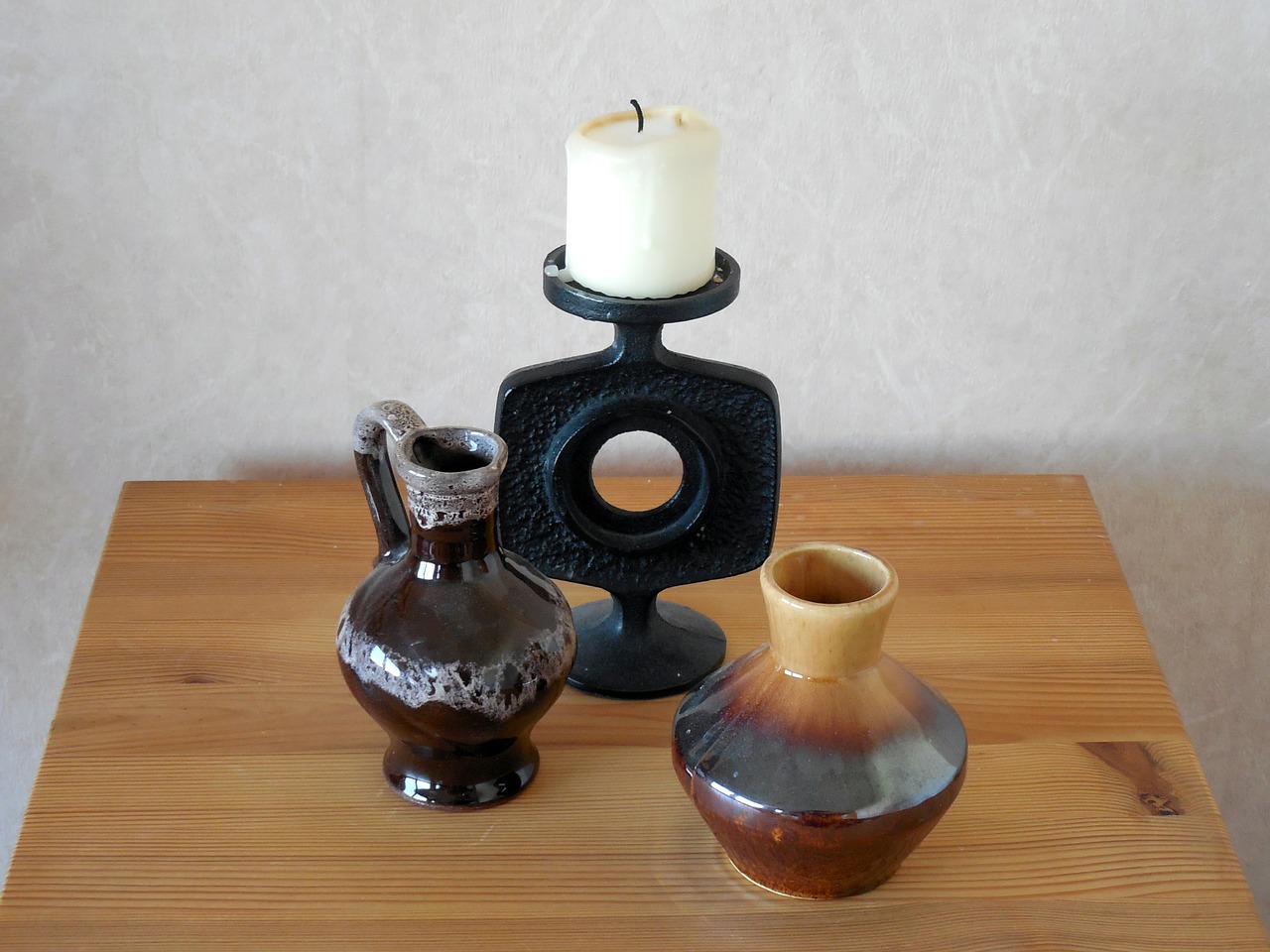 candle candlestick vase free photo