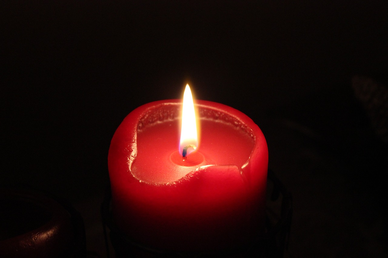 candle flame red free photo