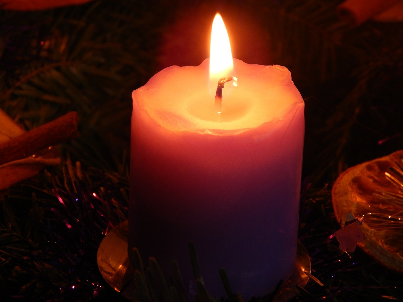 candle christmas flame free photo