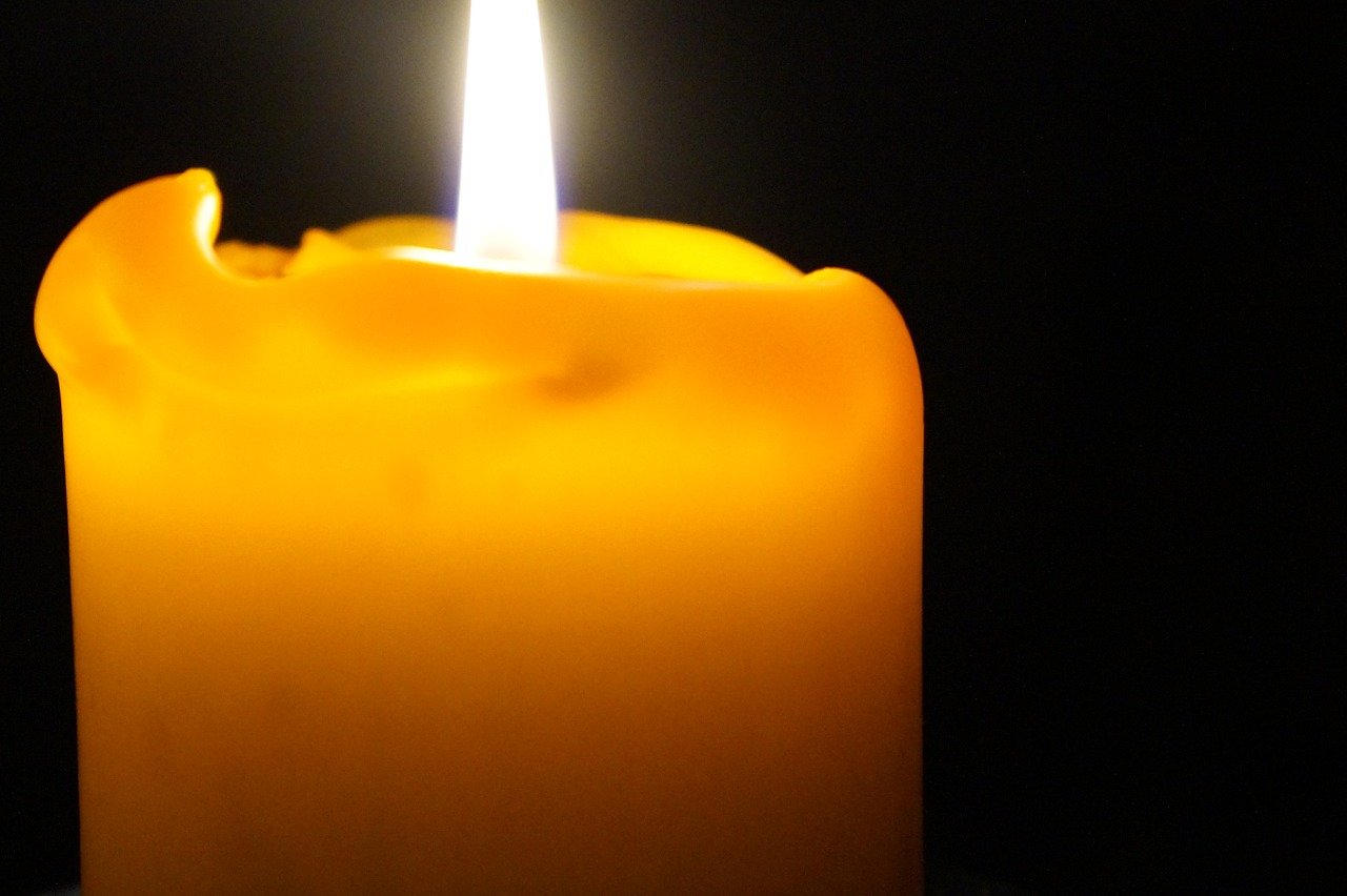 candle yellow light free photo