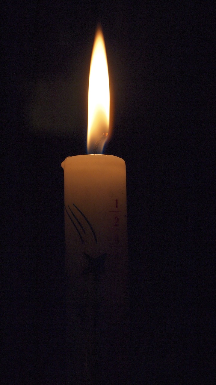 candle advent lighting free photo