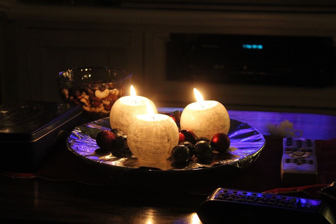 candle christmas twilight free photo