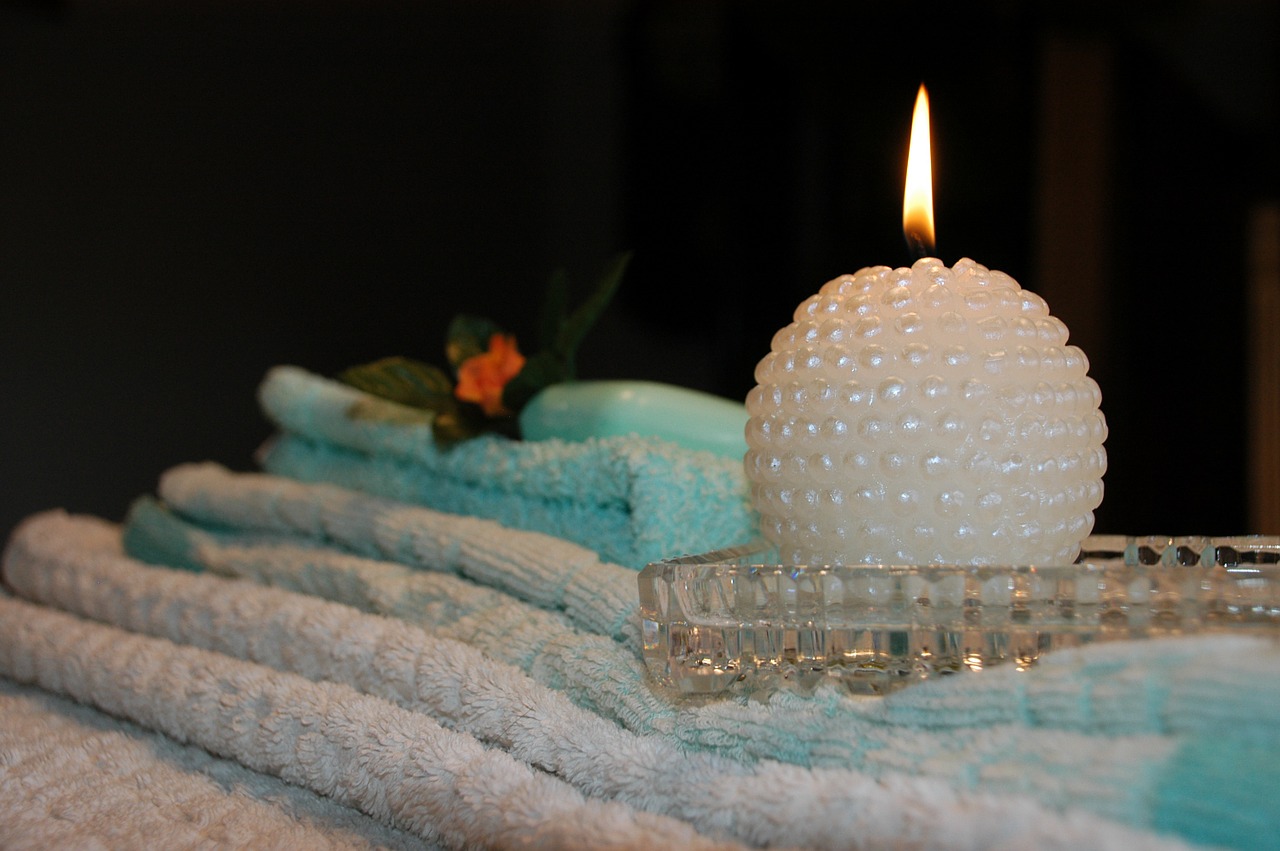 candle wellness rest free photo