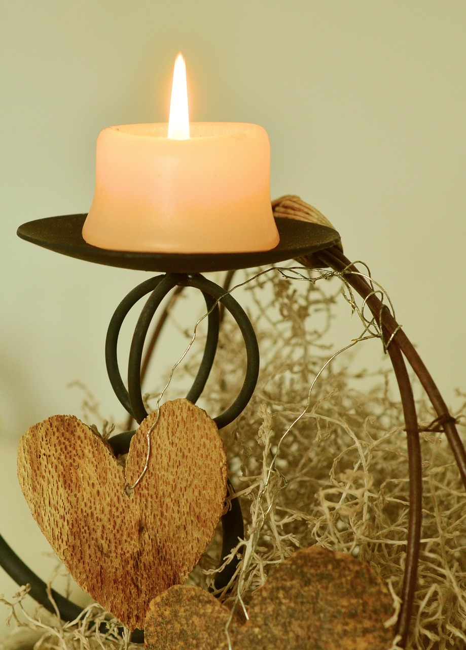 candle candle holders decoration free photo