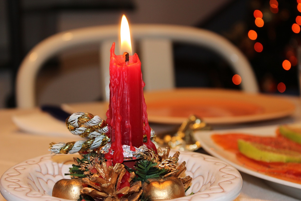 candle red christmas free photo