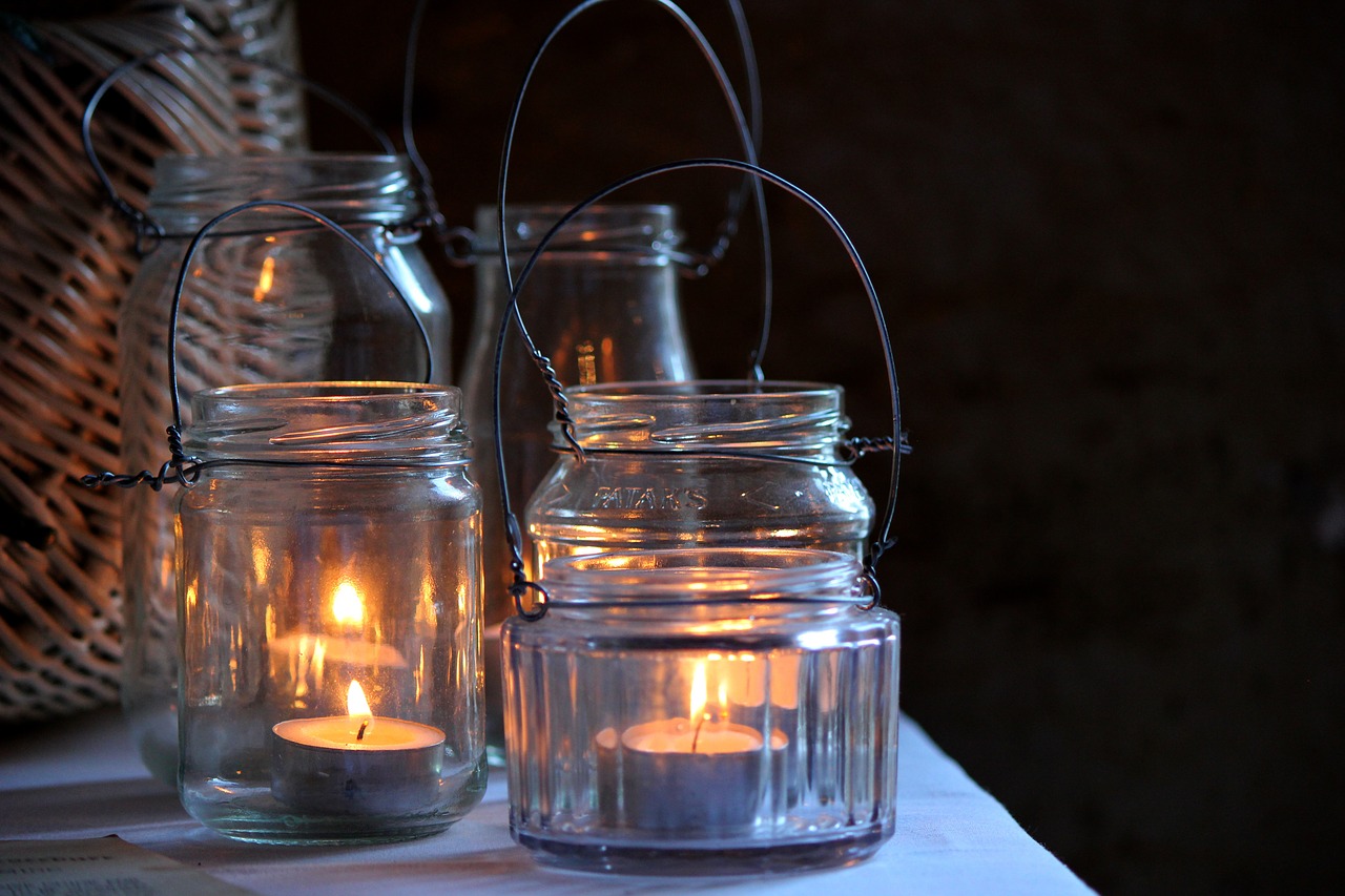 candlelight lantern vintage free photo