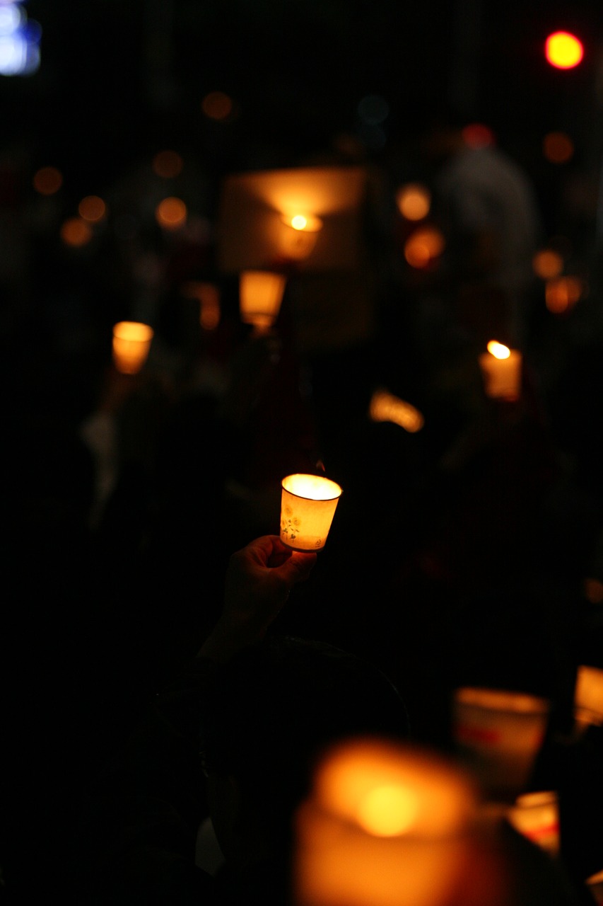 candlelight korea cheonggye square free photo