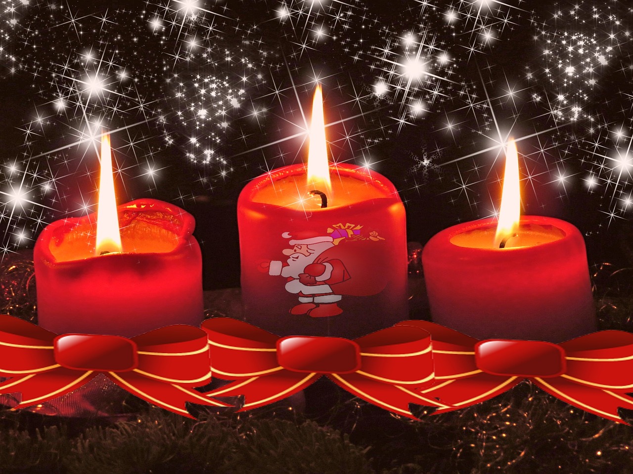 candles star christmas free photo