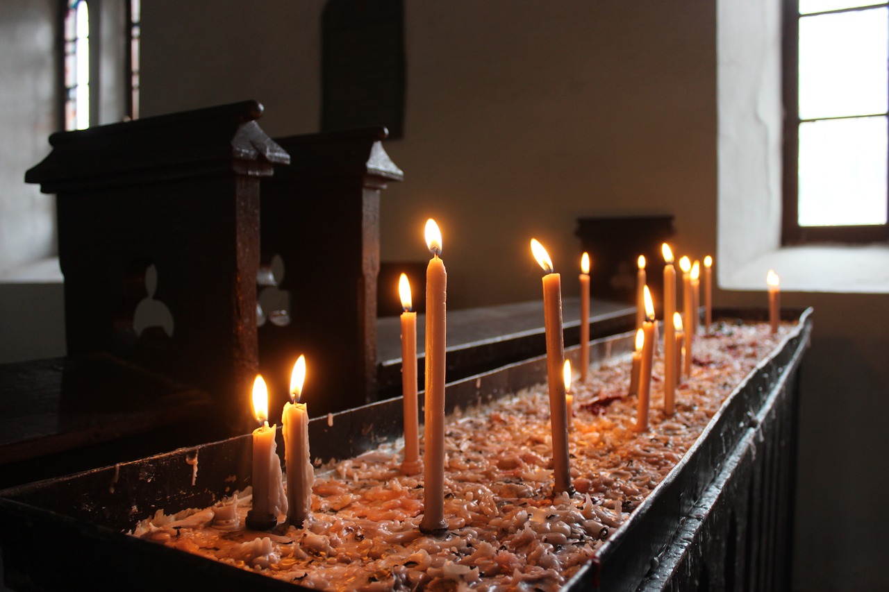 candles church religion free photo