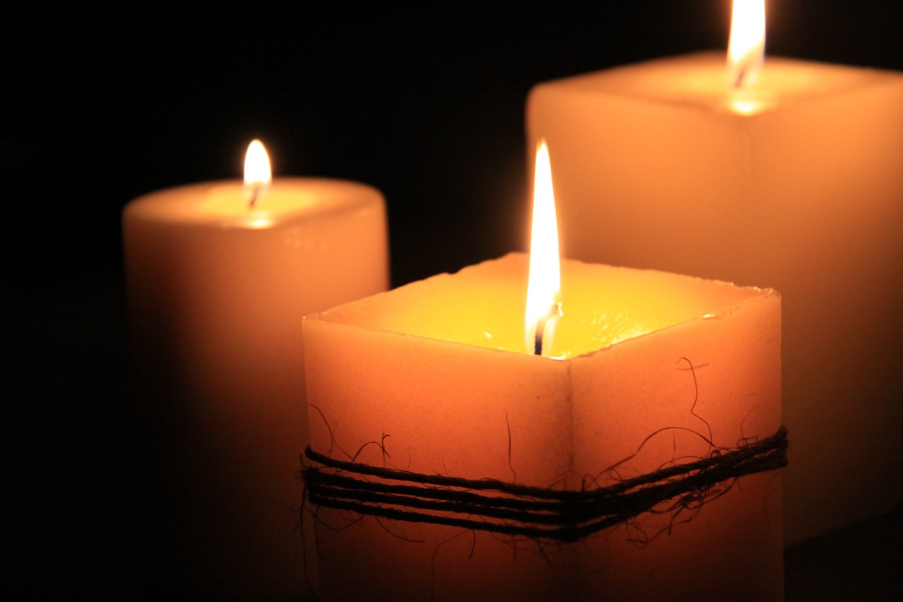 candles calls meditation free photo