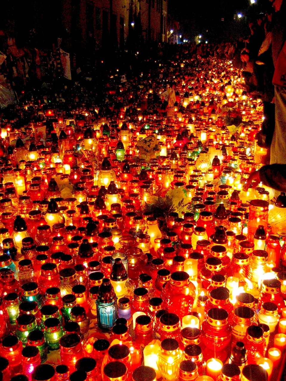 candles kraków pope john paul ii free photo