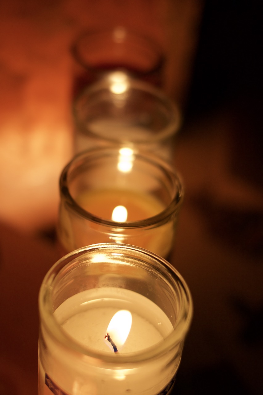 candles religious prayer free photo
