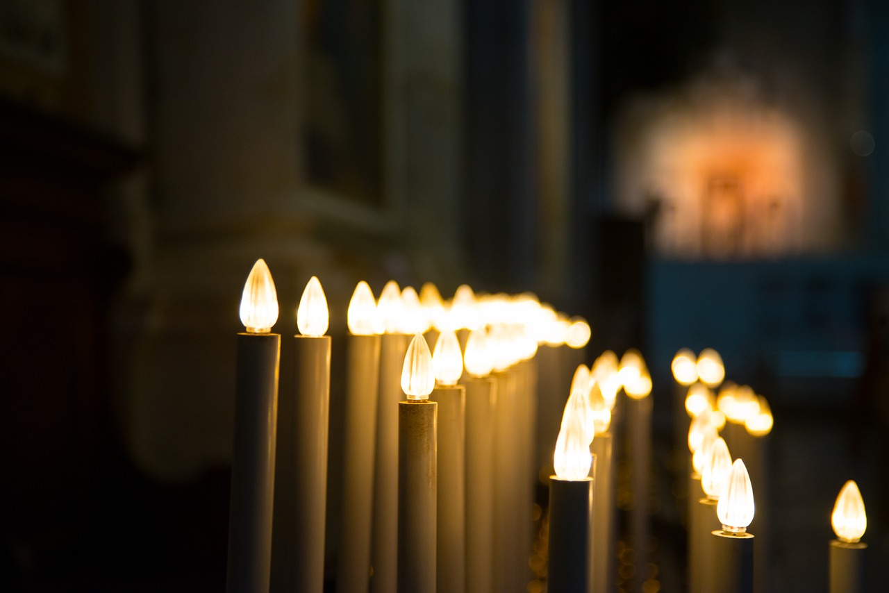 candles church religion free photo