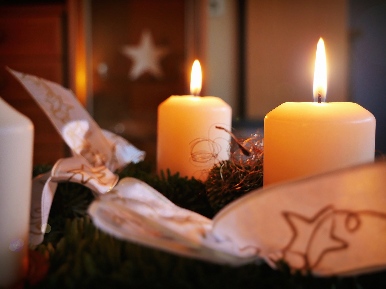 candles christmas candlelight free photo