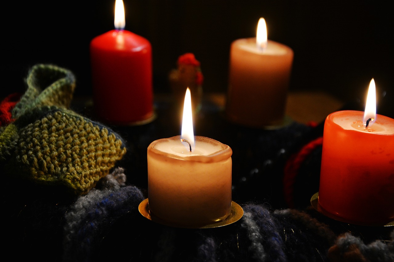 candles advent wreath advent free photo