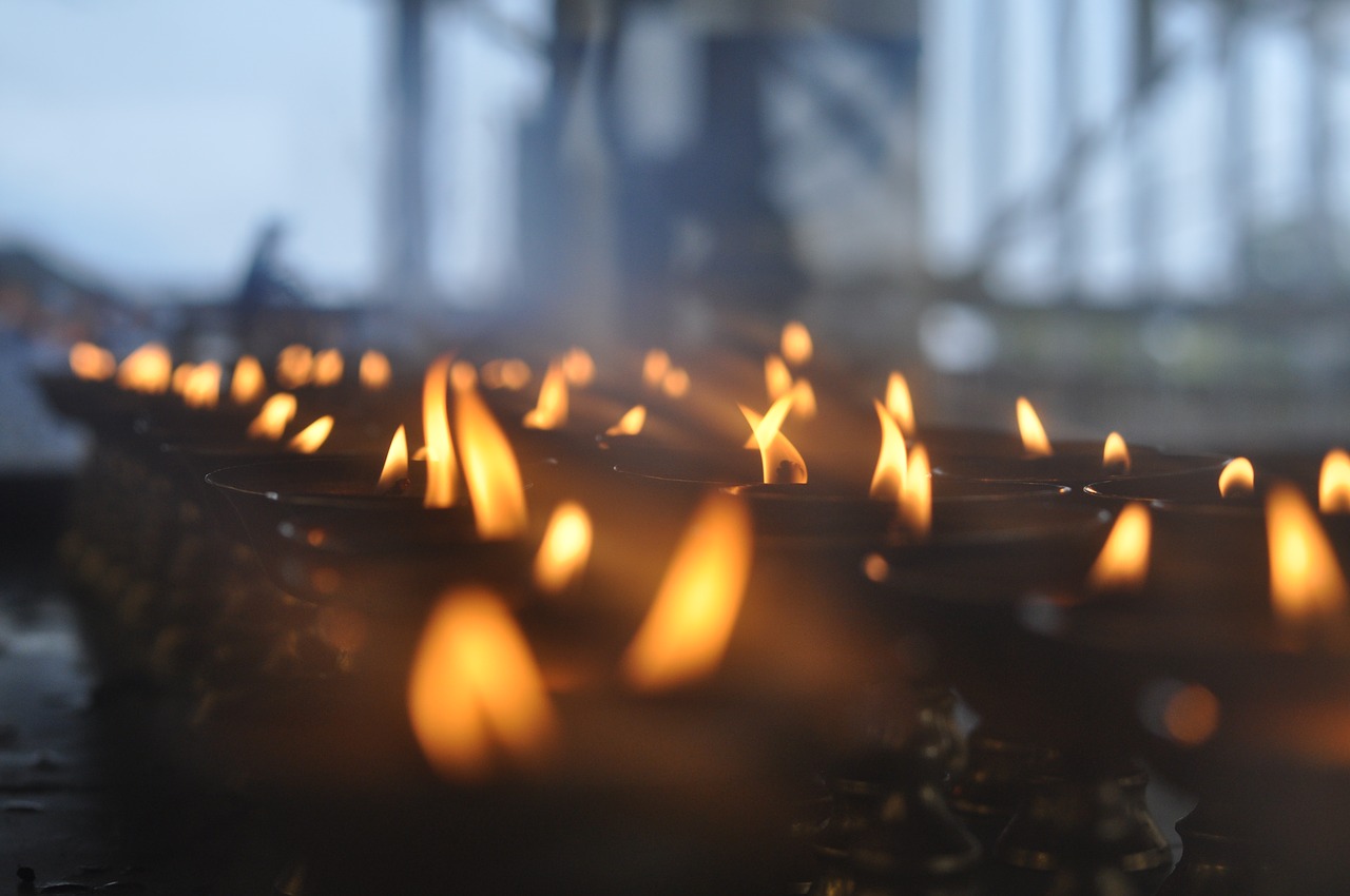 candles religion buddhist free photo