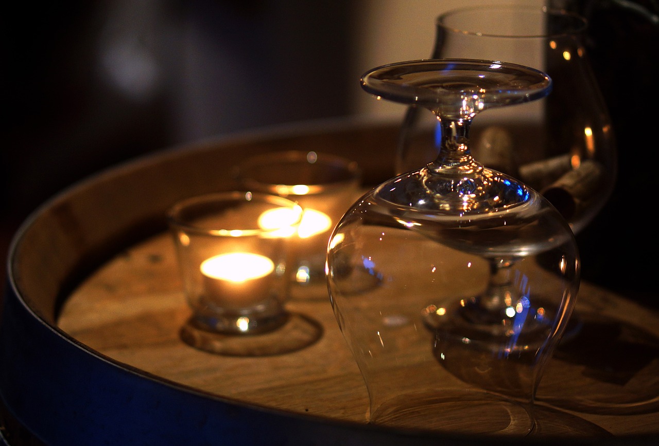candles cognacglas living light free photo