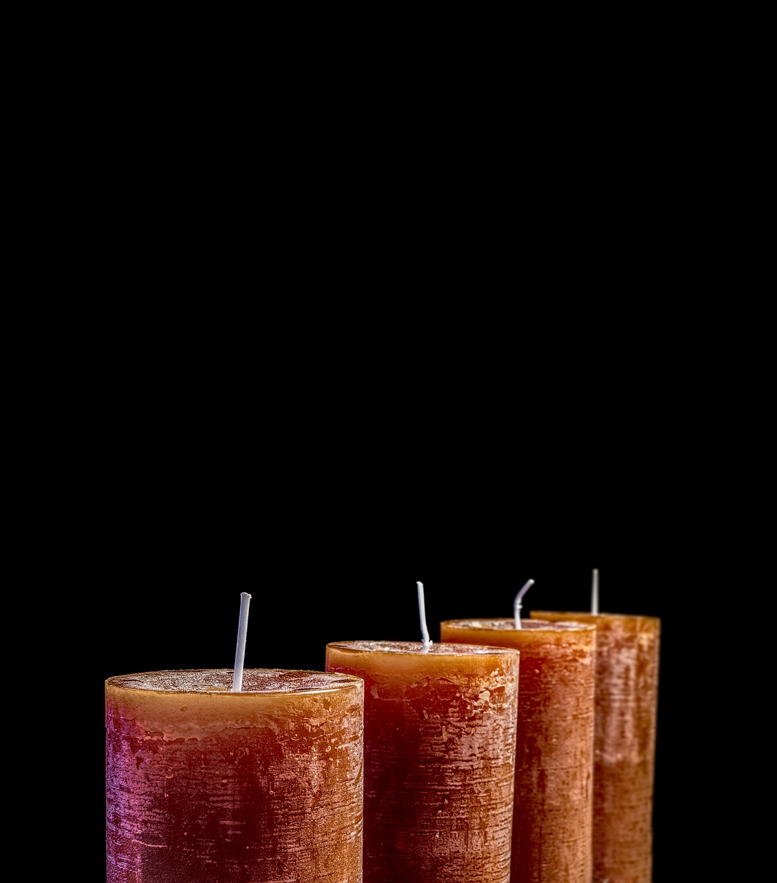 candles christmas greeting card free photo