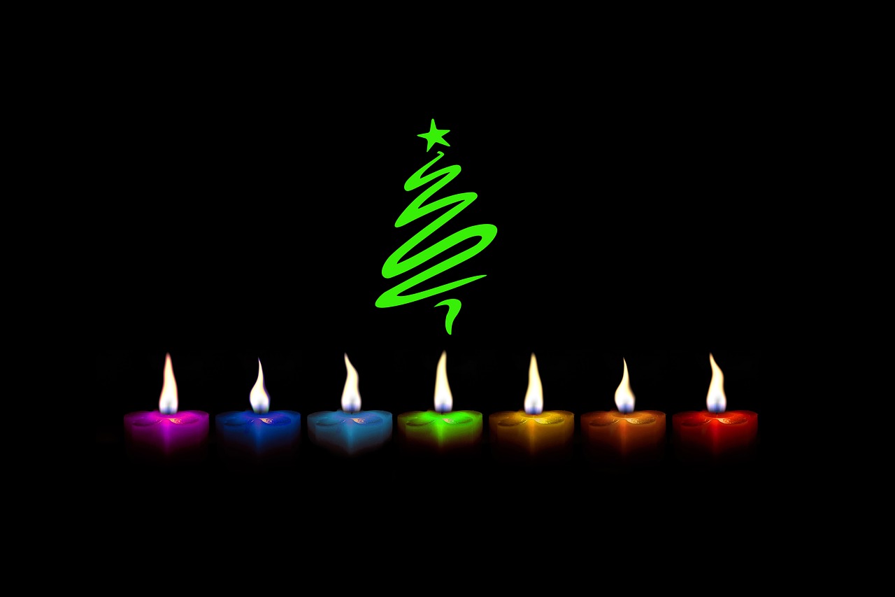 candles  christmas  colorful free photo