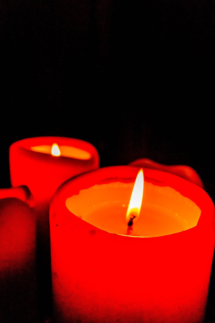 candles  red  flame free photo