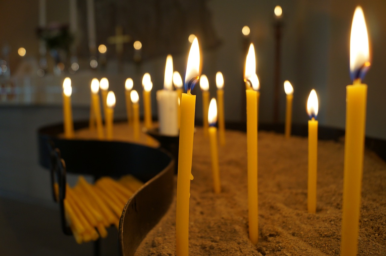 candles light carrier intercession free photo