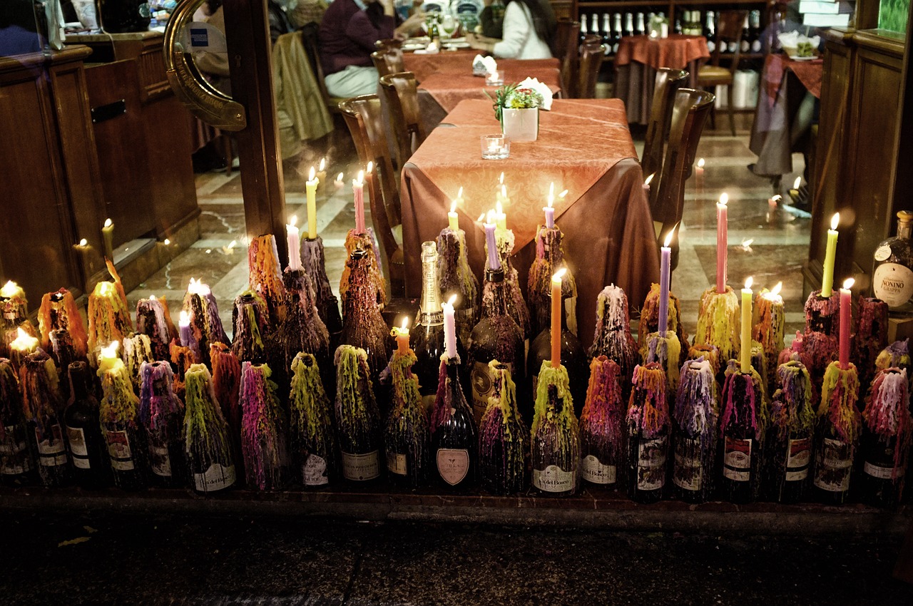 candles stree milan free photo