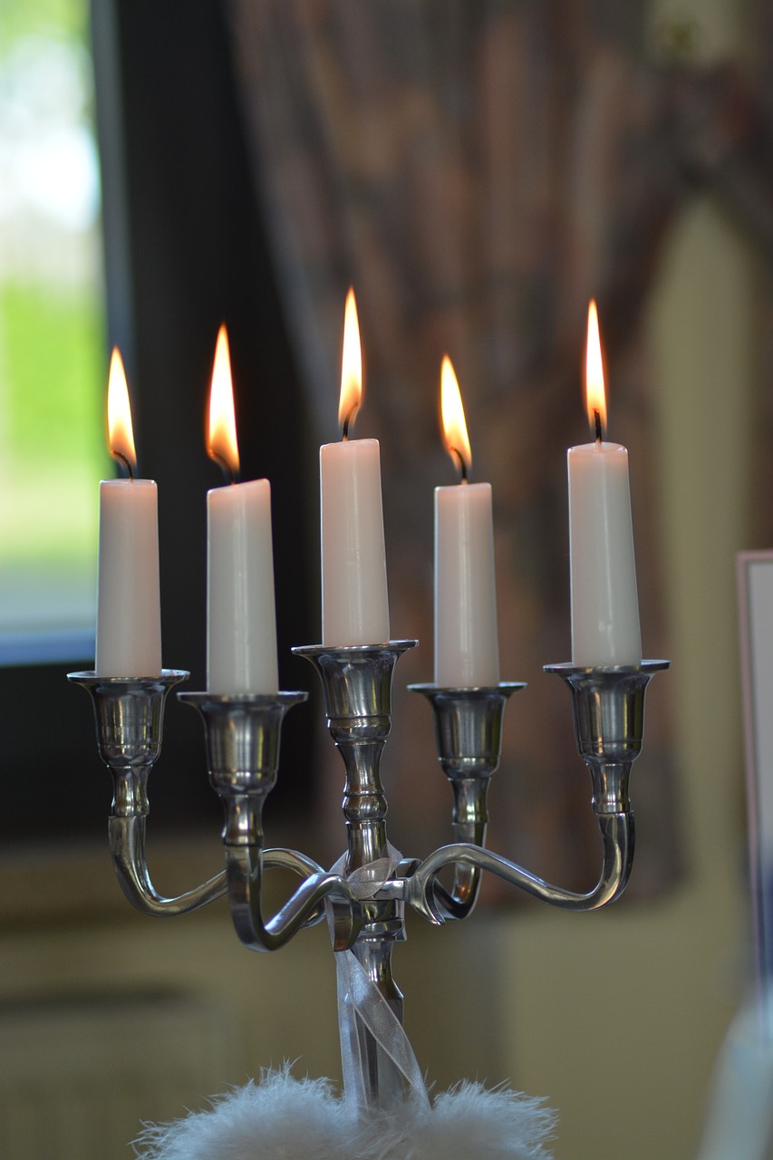 candles candlestick fire free photo