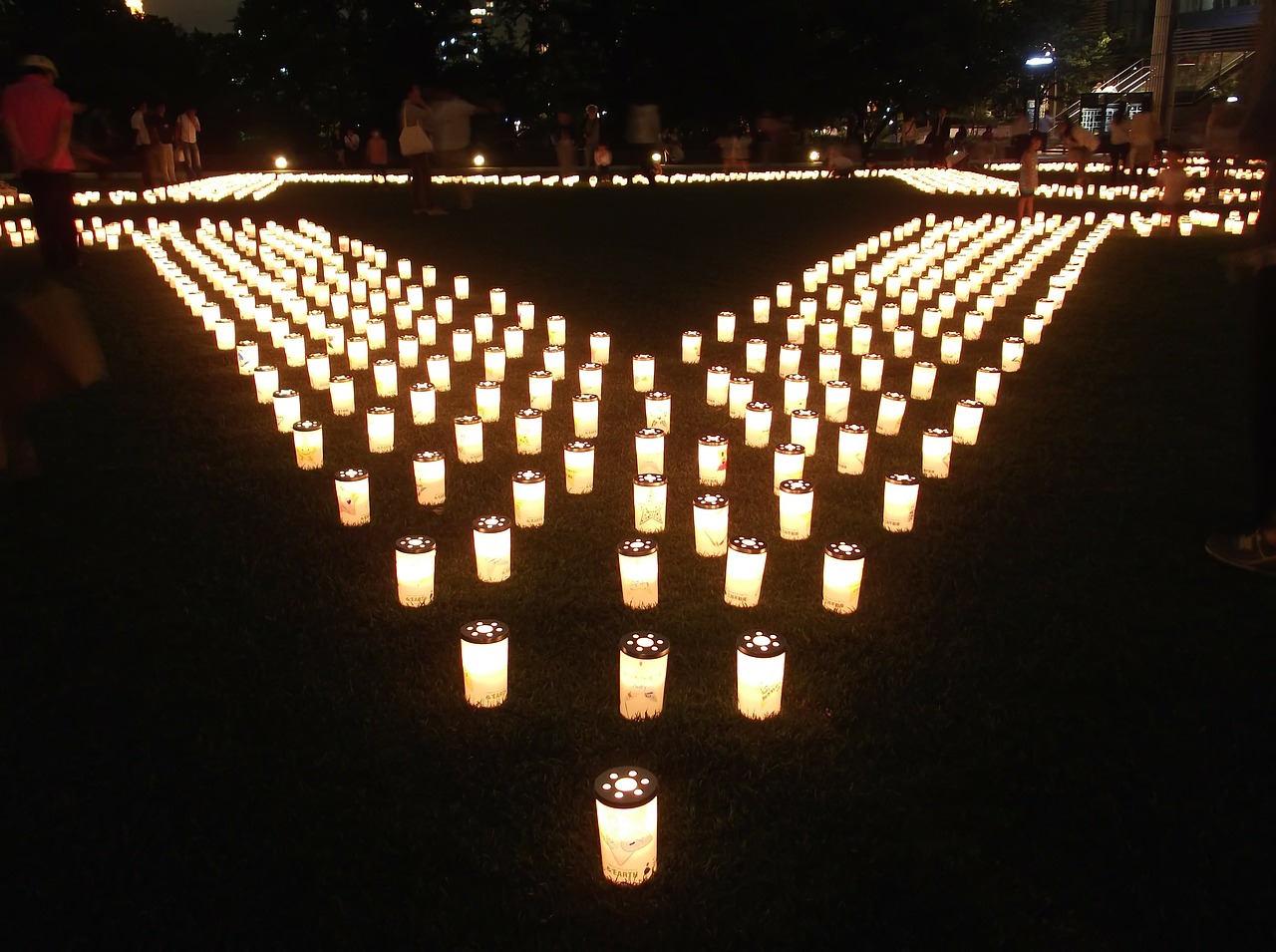 candles night evening free photo