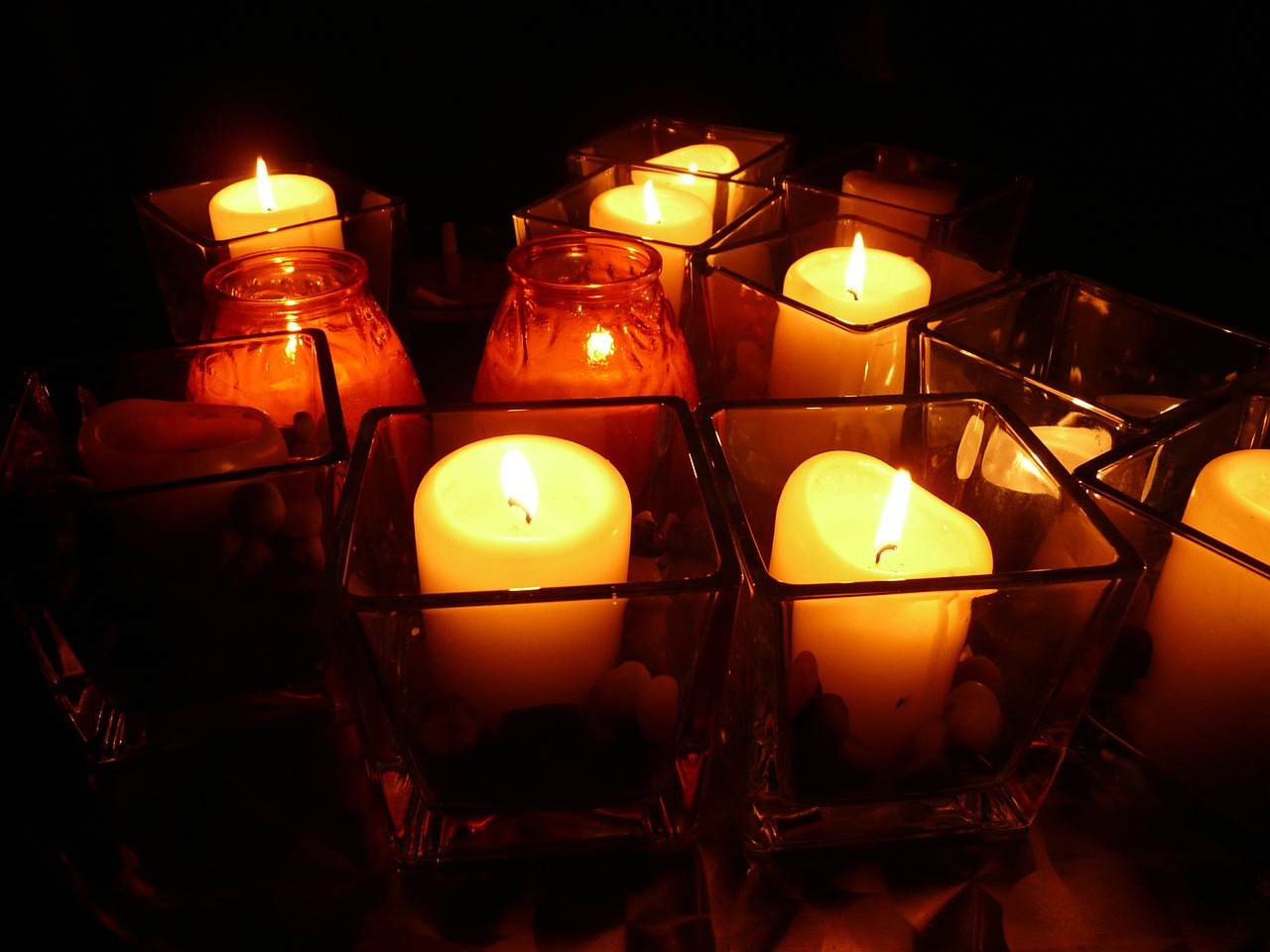 candles lights windlight free photo
