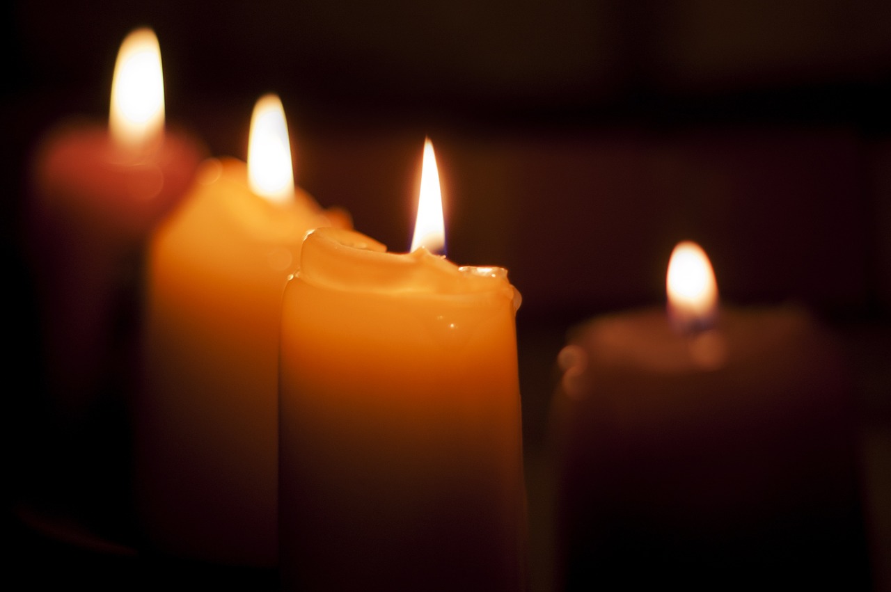 candles dark flame free photo