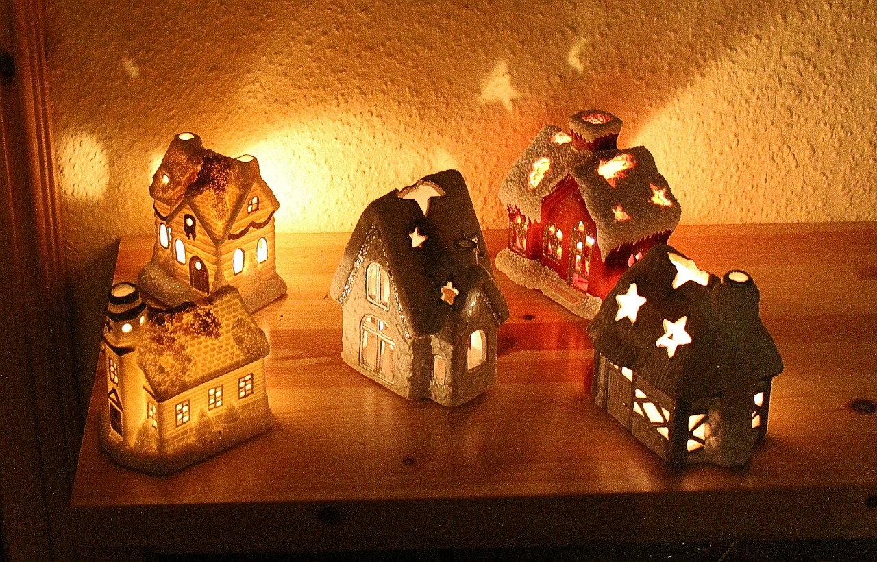 candles houses christmas advent free photo