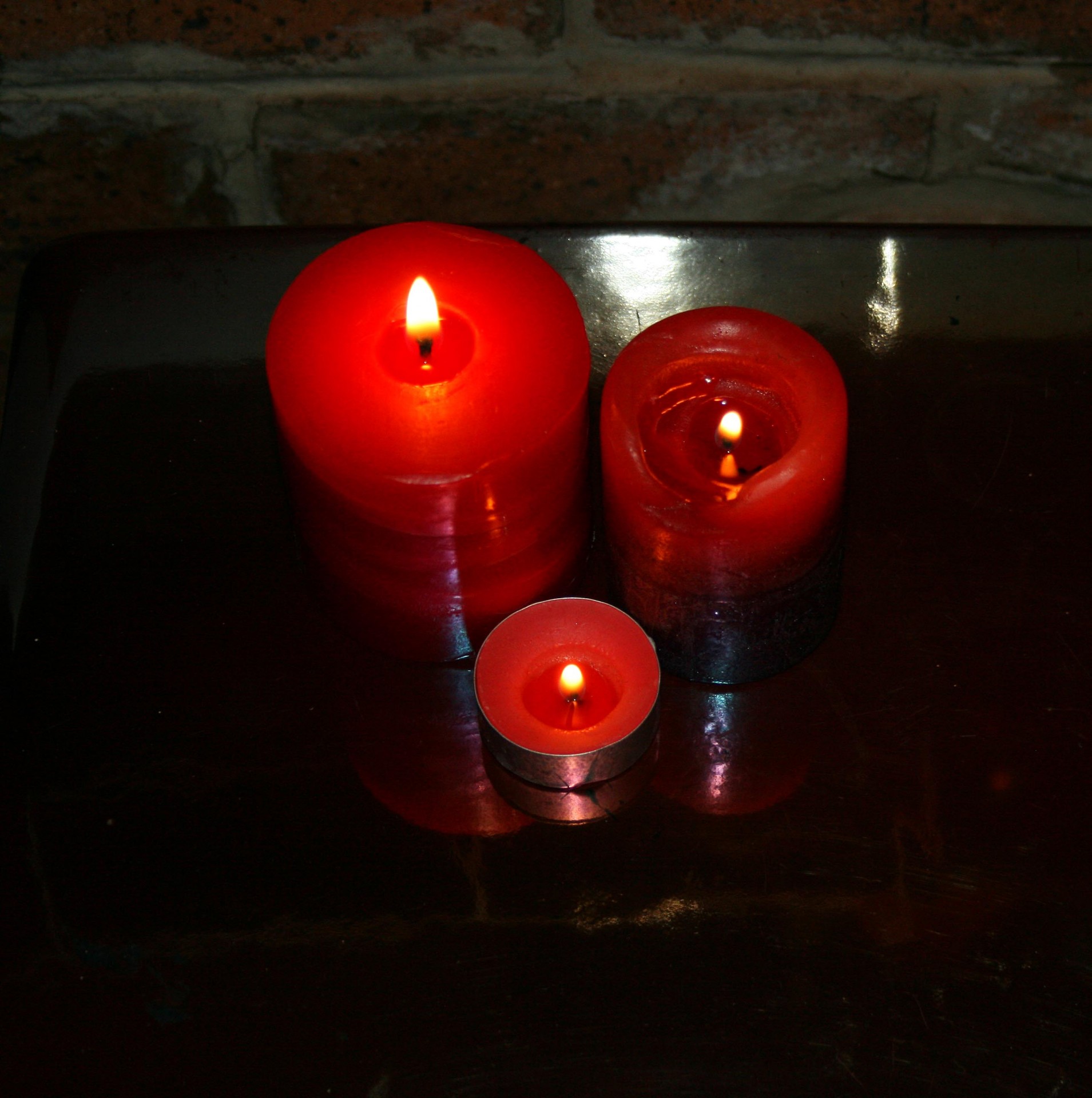 candles red flames free photo