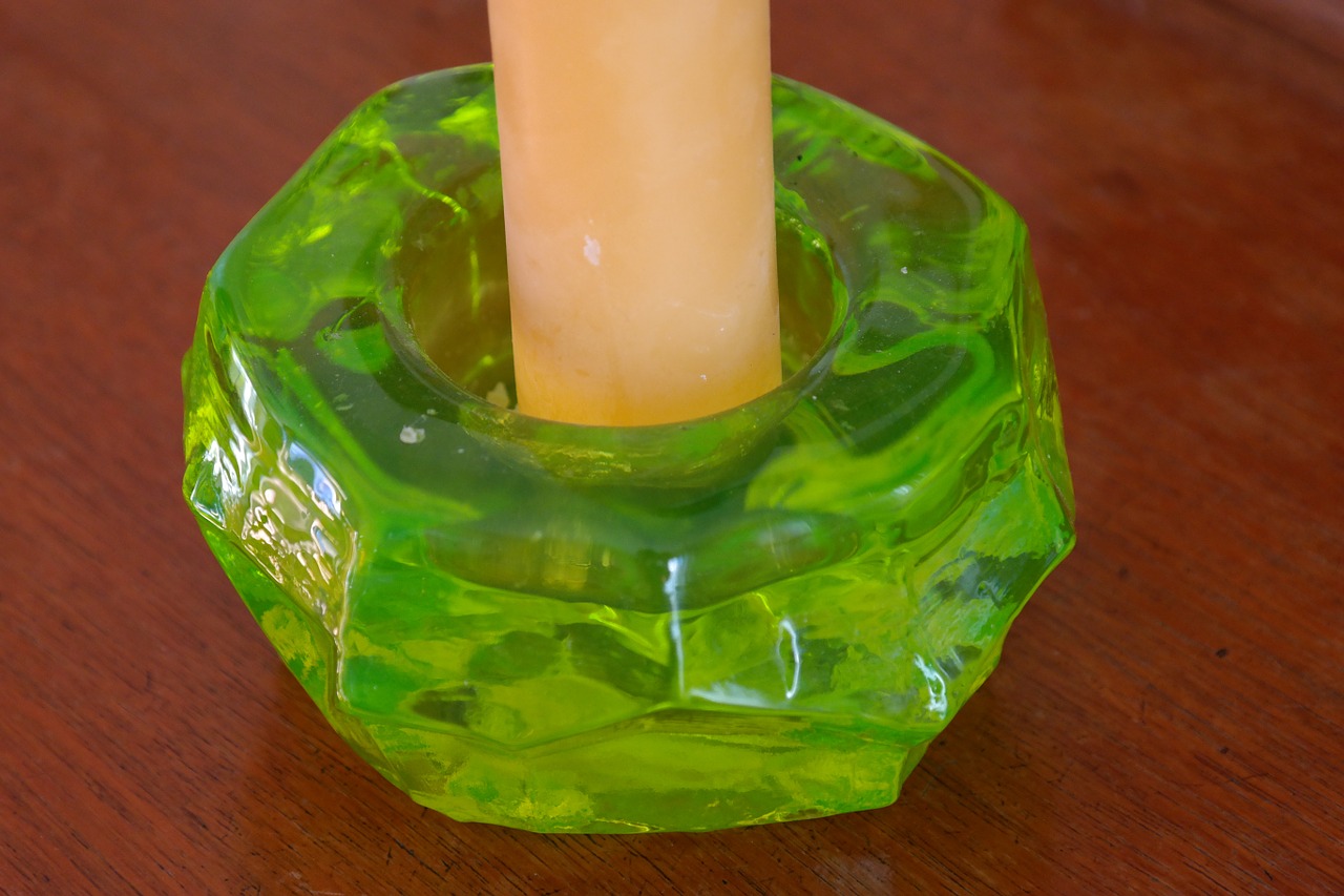 candlestick green candle free photo