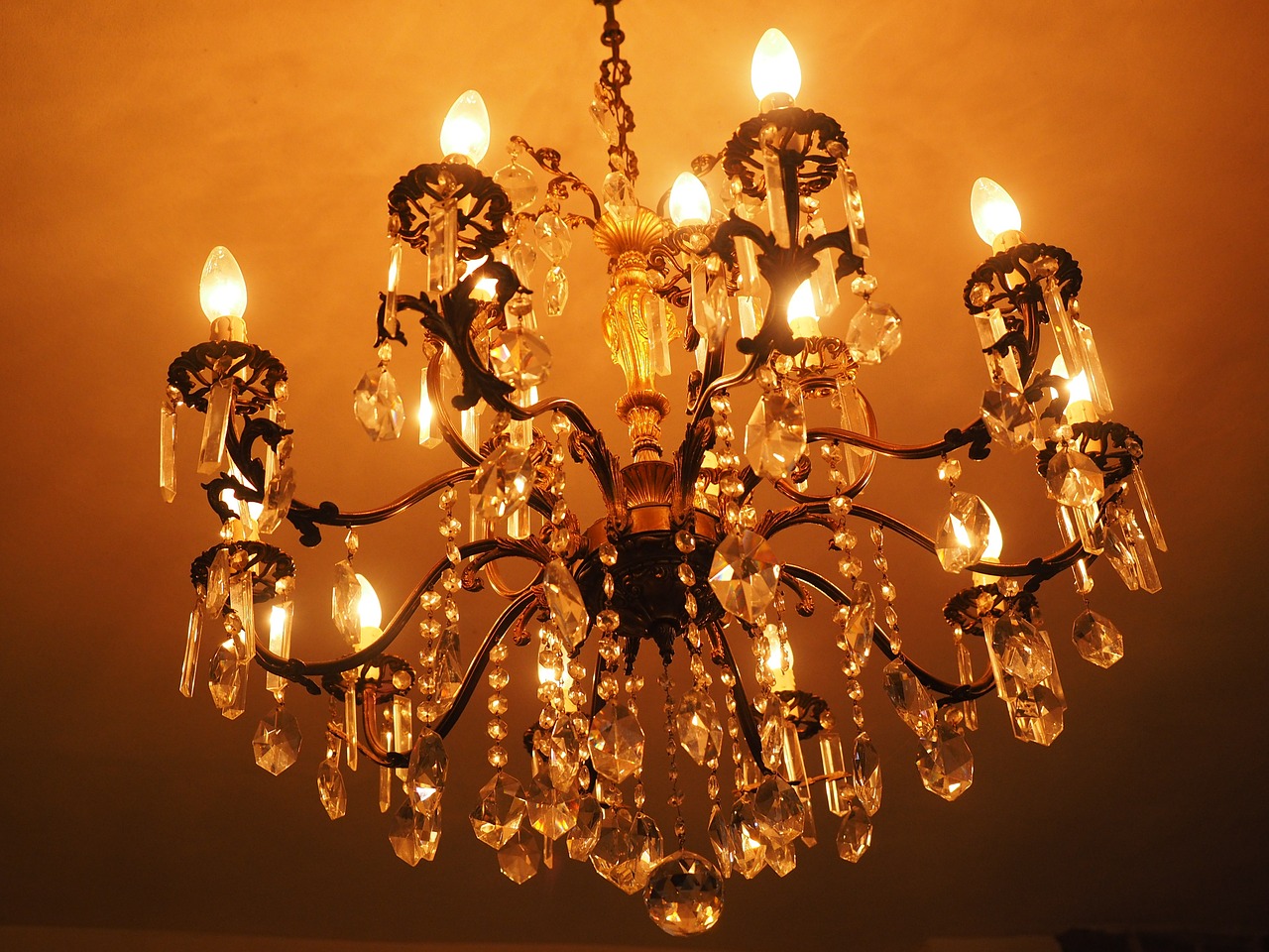 candlestick chandelier lamp free photo